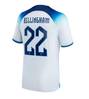 Lacne Muži Futbalové dres Anglicko Jude Bellingham #22 MS 2022 Krátky Rukáv - Domáci